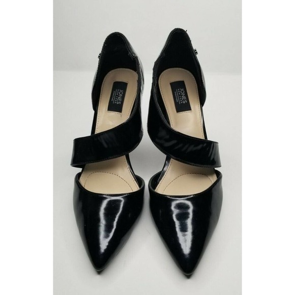 Jones New York Black Pointed Toe Heels Shoes 8M